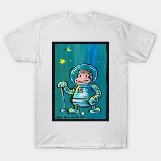 Space Ape Golfer 007 T-Shirt